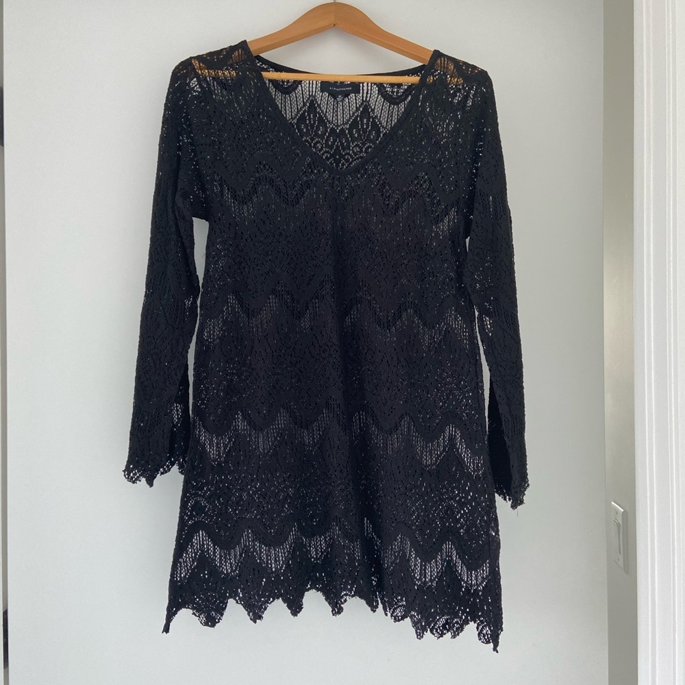 Atmosphere Swim Coverup, Cotton Nylon, Size Medium